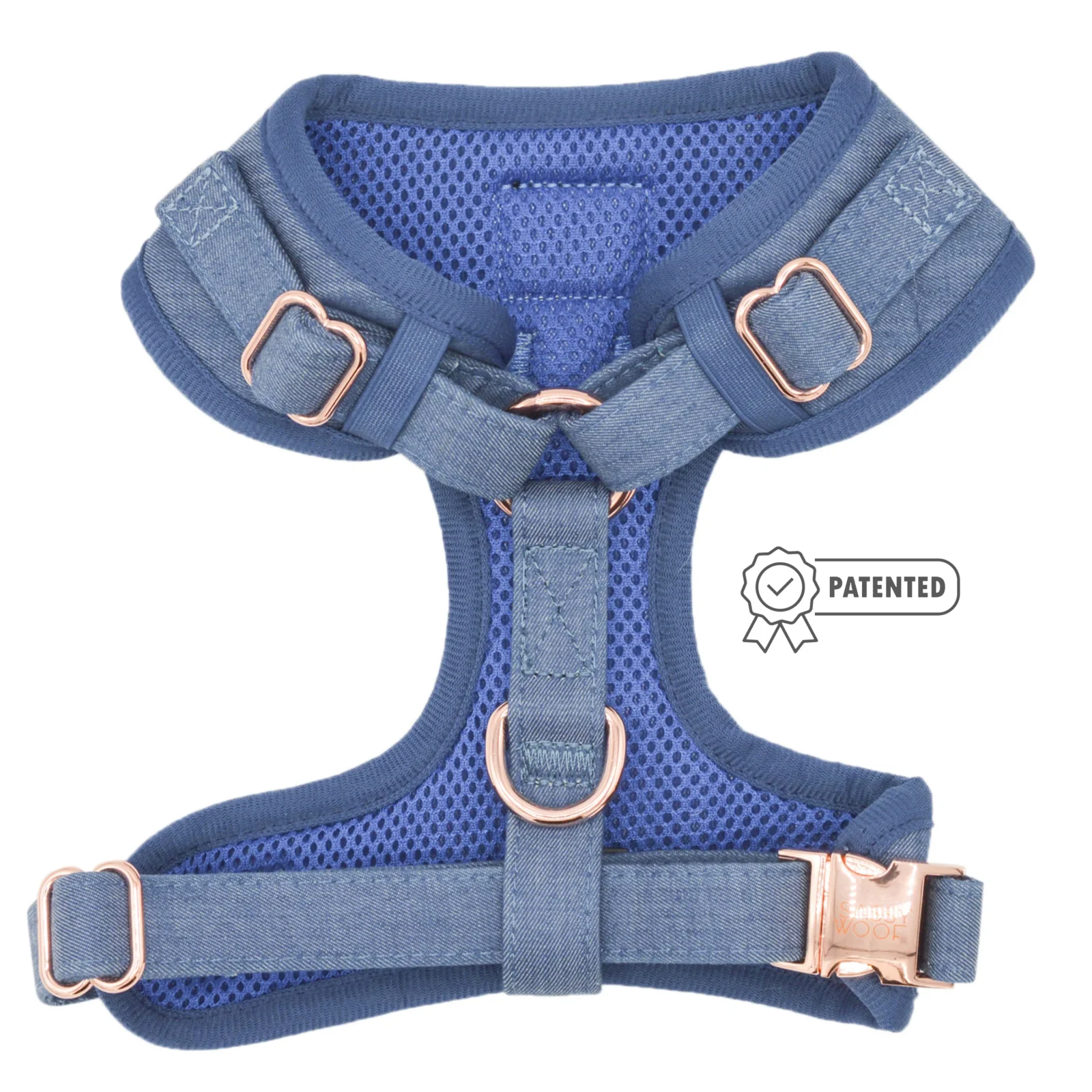 Dog Adjustable Harness - Denim - Image 2
