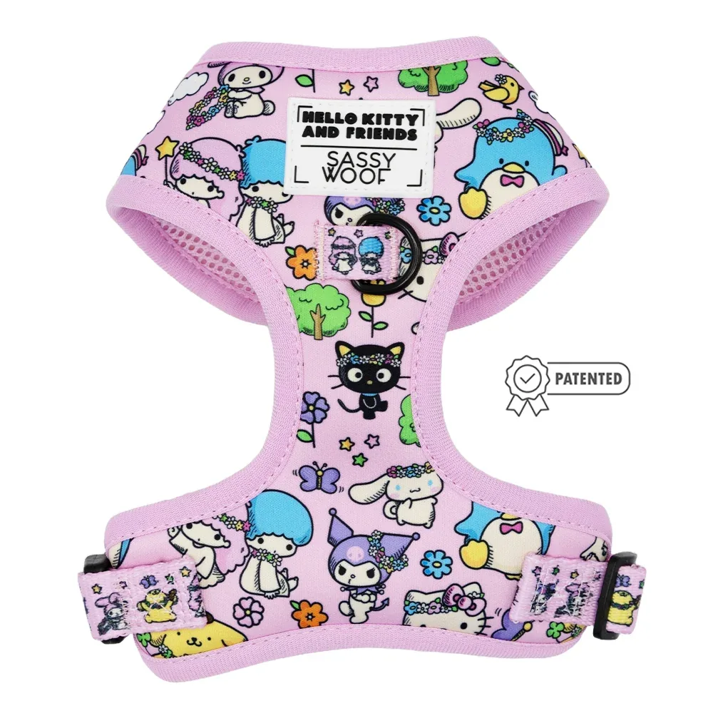 Dog Adjustable Harness - Hello Kitty® & Friends Flower Festival