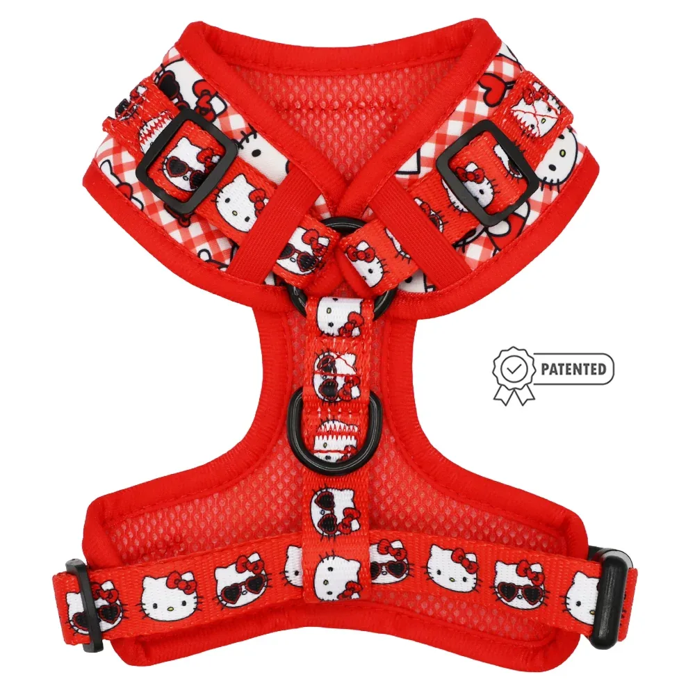 Dog Adjustable Harness - Hello Kitty® Red Classic - Image 2