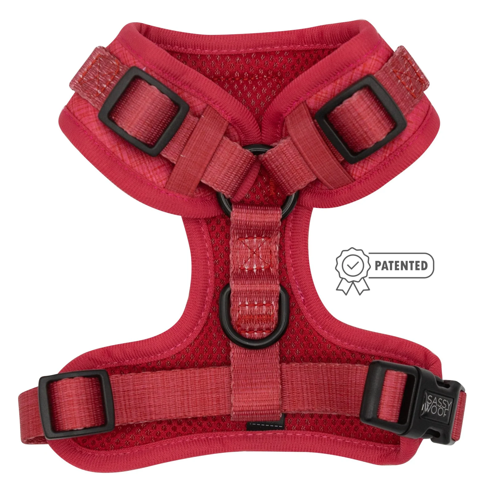 Dog Adjustable Harness - Merlot - Image 2