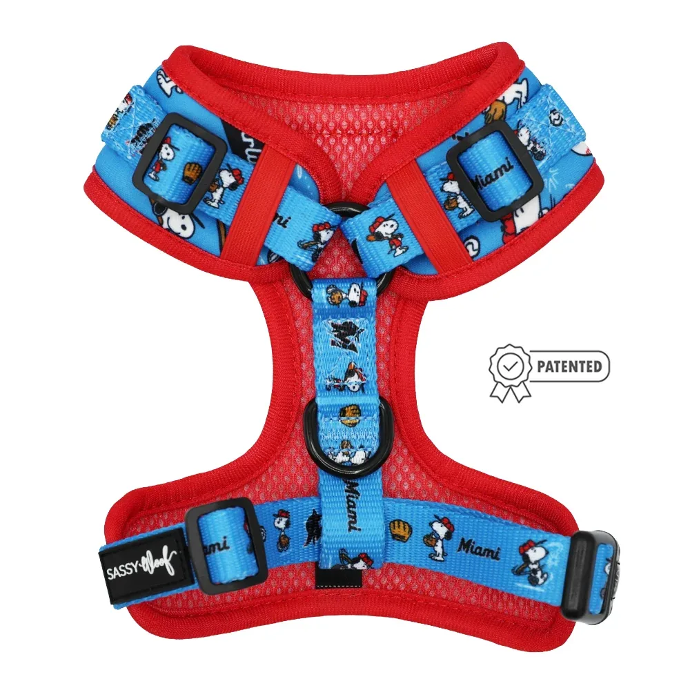Dog Adjustable Harness - MLB™ x Peanuts™ Miami Marlins™ - Image 2