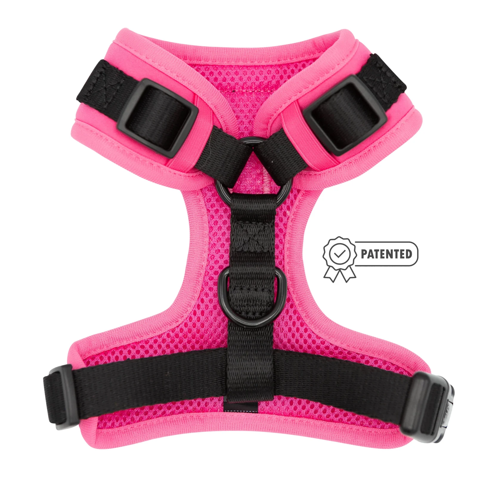 Dog Adjustable Harness - Neon Pink - Image 2