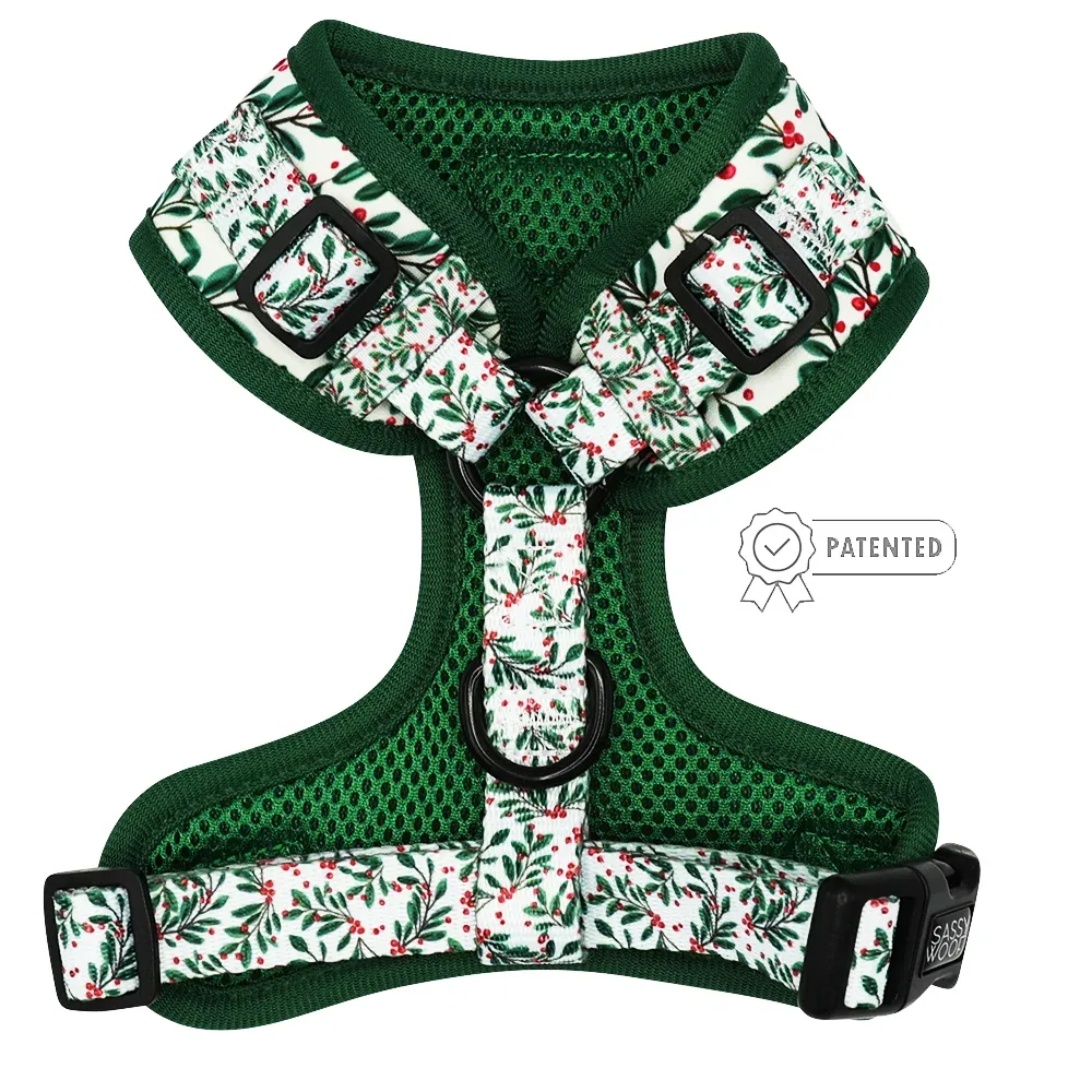 Dog Adjustable Harness - Under the Mistletoe - Image 2