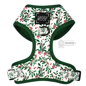 Dog Adjustable Harness - Under the Mistletoe
