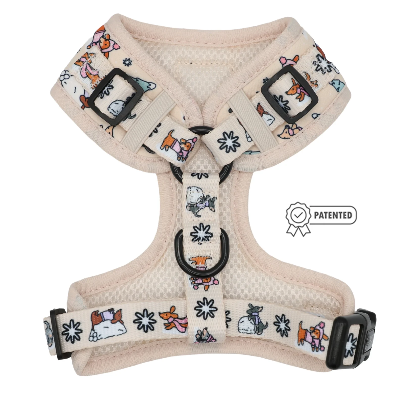Dog Adjustable Harness - Weenie Wonderland - Image 2
