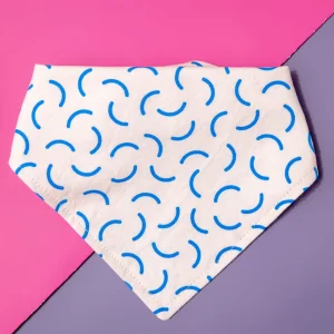 Dog Bandana in Soft Pink Pop Print (Made in the USA) <>