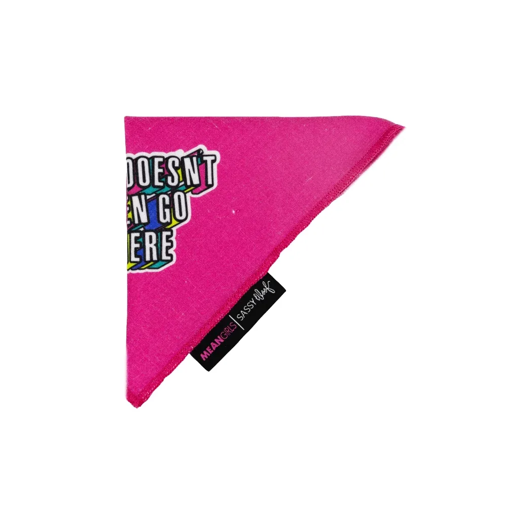 Dog Bandana - Mean Girls™ She Doesn't Even Go Here - Image 2