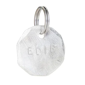 DOG & CO. | Round Dog Tag in Silver (custom)