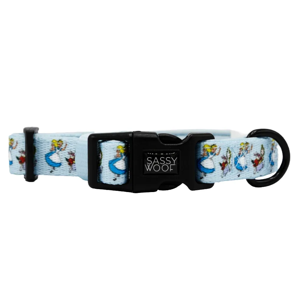 Dog Collar - Alice in Wonderland (Blue) - Image 2