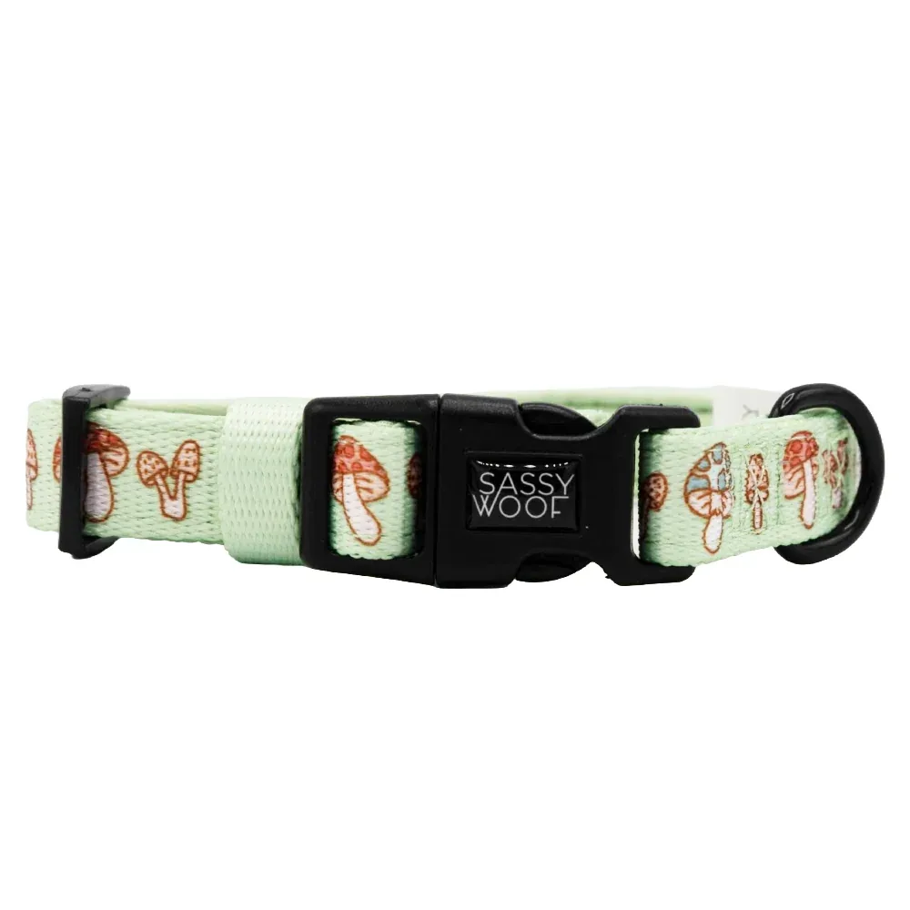 Dog Collar - Shrooms & Blooms - Image 2