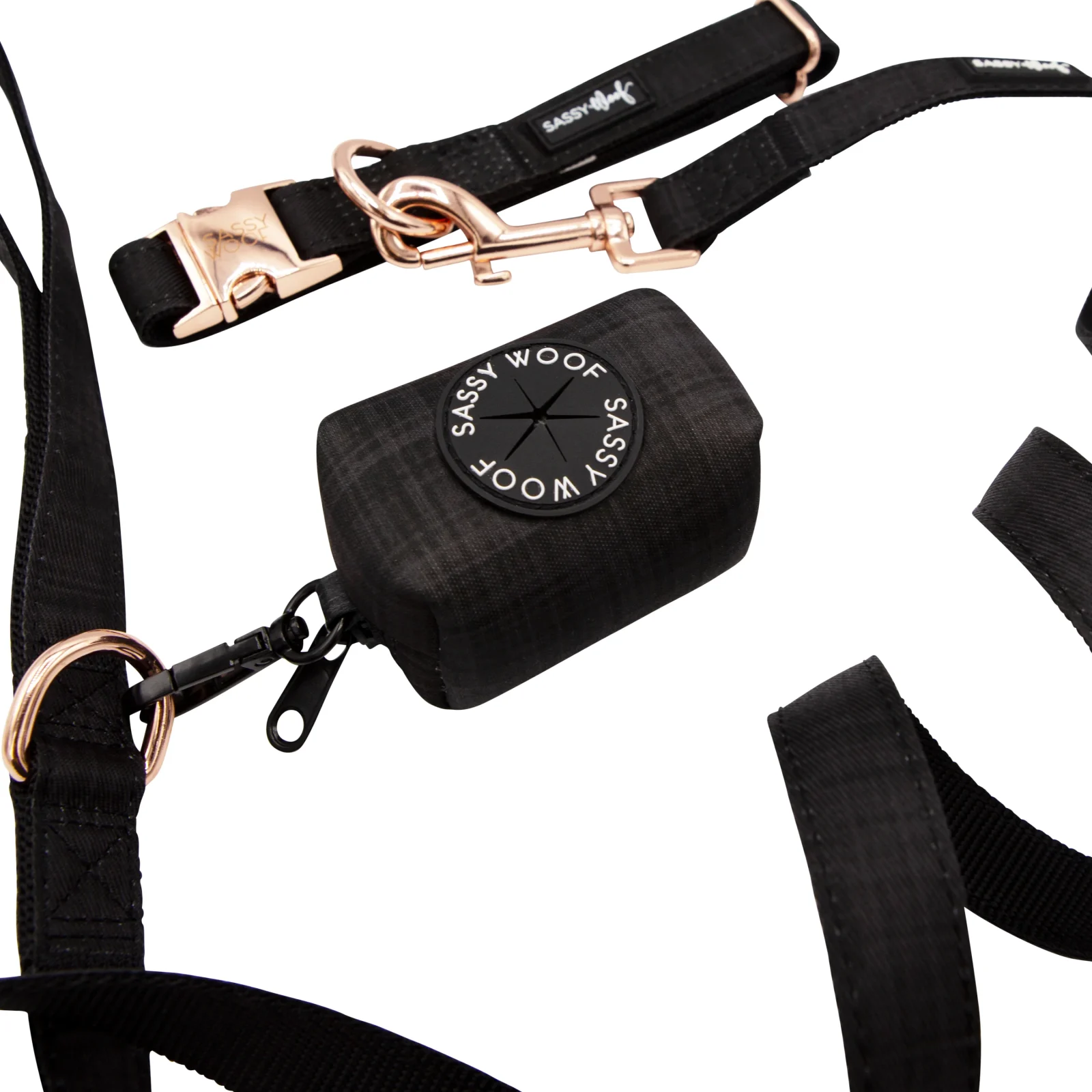 Dog Collar Three Piece Bundle - Baby Got Black - Image 2