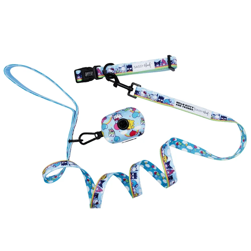 Dog Collar Three Piece Bundle - Hello Kitty® & Friends In the Sky