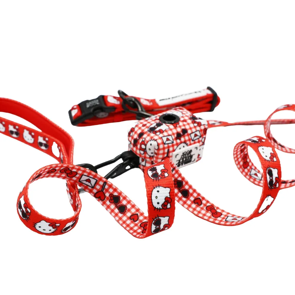 Dog Collar Three Piece Bundle - Hello Kitty® Red Classic - Image 2