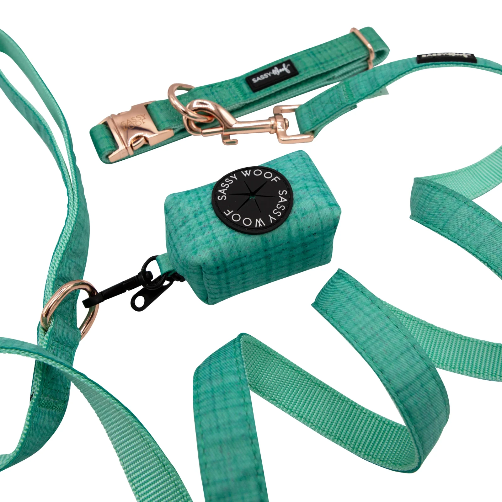 Dog Collar Three Piece Bundle - Wag Your Teal - Image 2