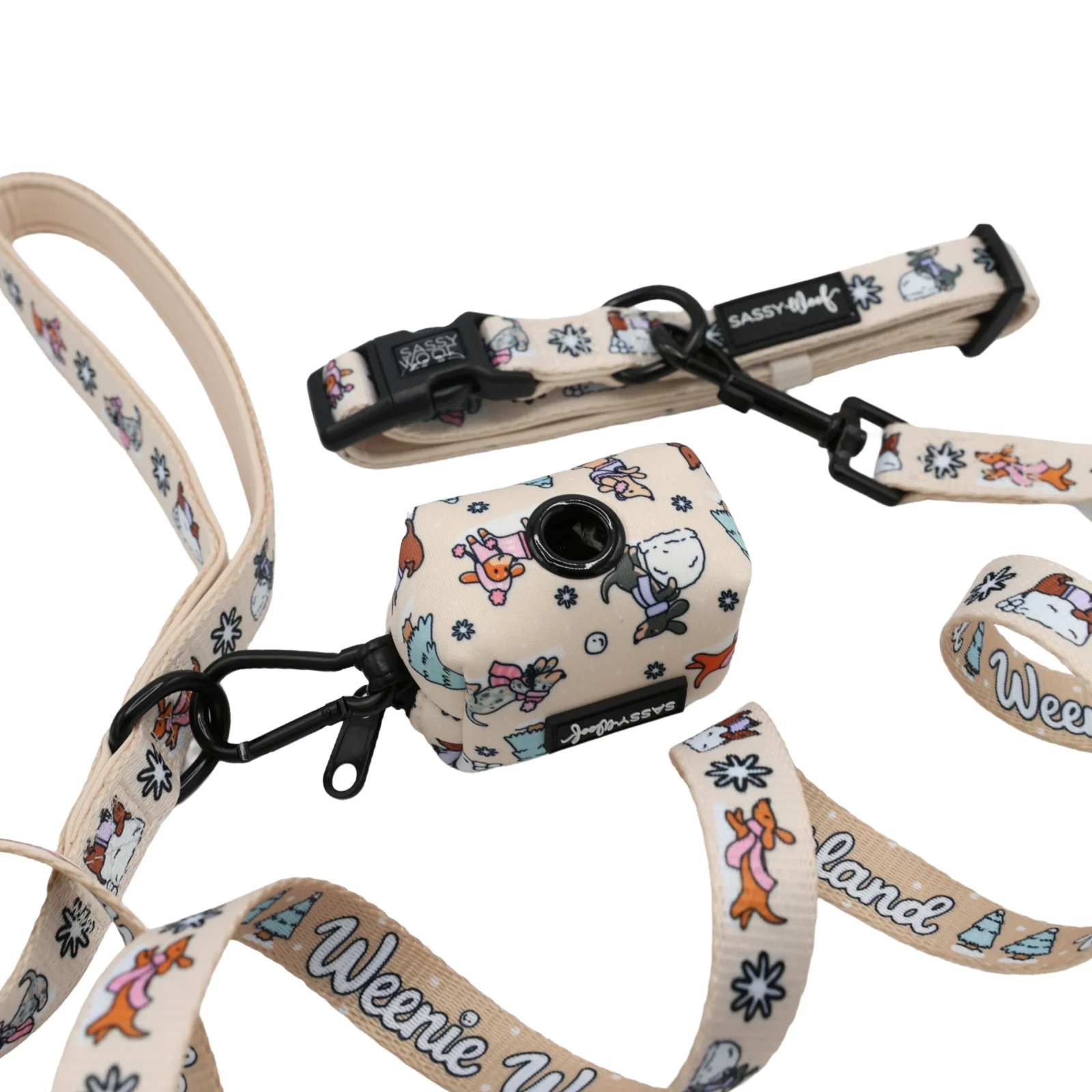 Dog Collar Three Piece Bundle - Weenie Wonderland - Image 2