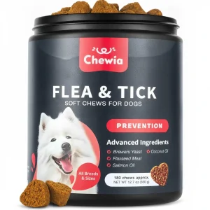 Dog Flea And Tick Treatment Chews FleaTick Prevention For Dogs Chewables Natural Dog Flea & Tick Control Soft