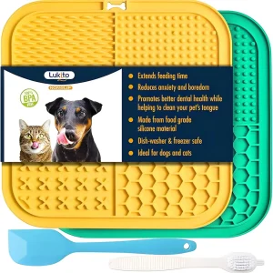 Dog Lick Mat Slow Feeder | Silicone Licking Pad