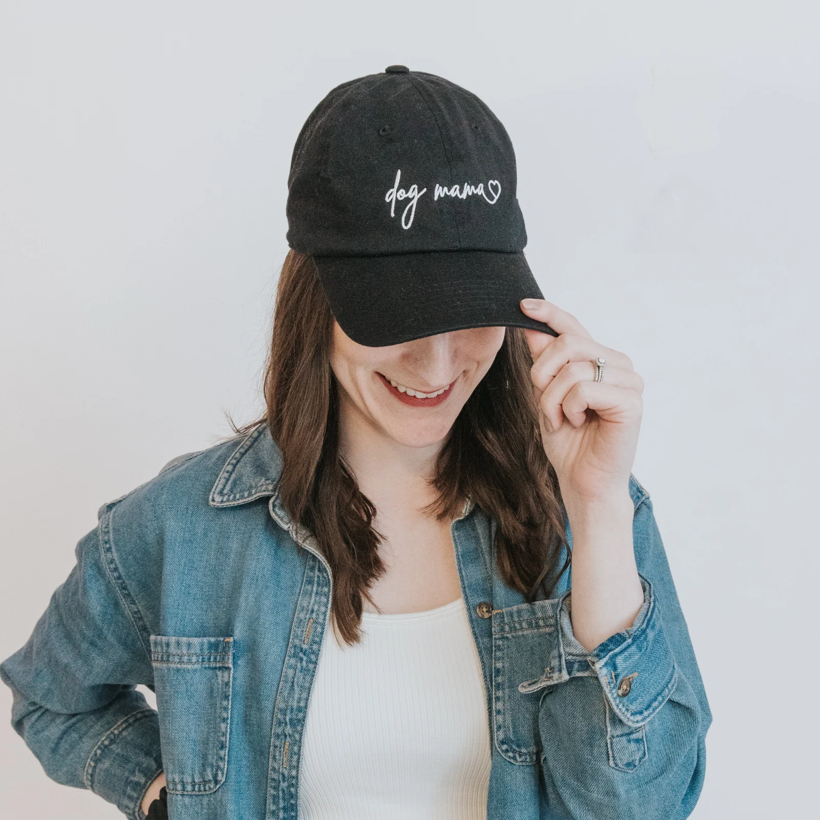 Dog Mama Hat - Black - Image 2