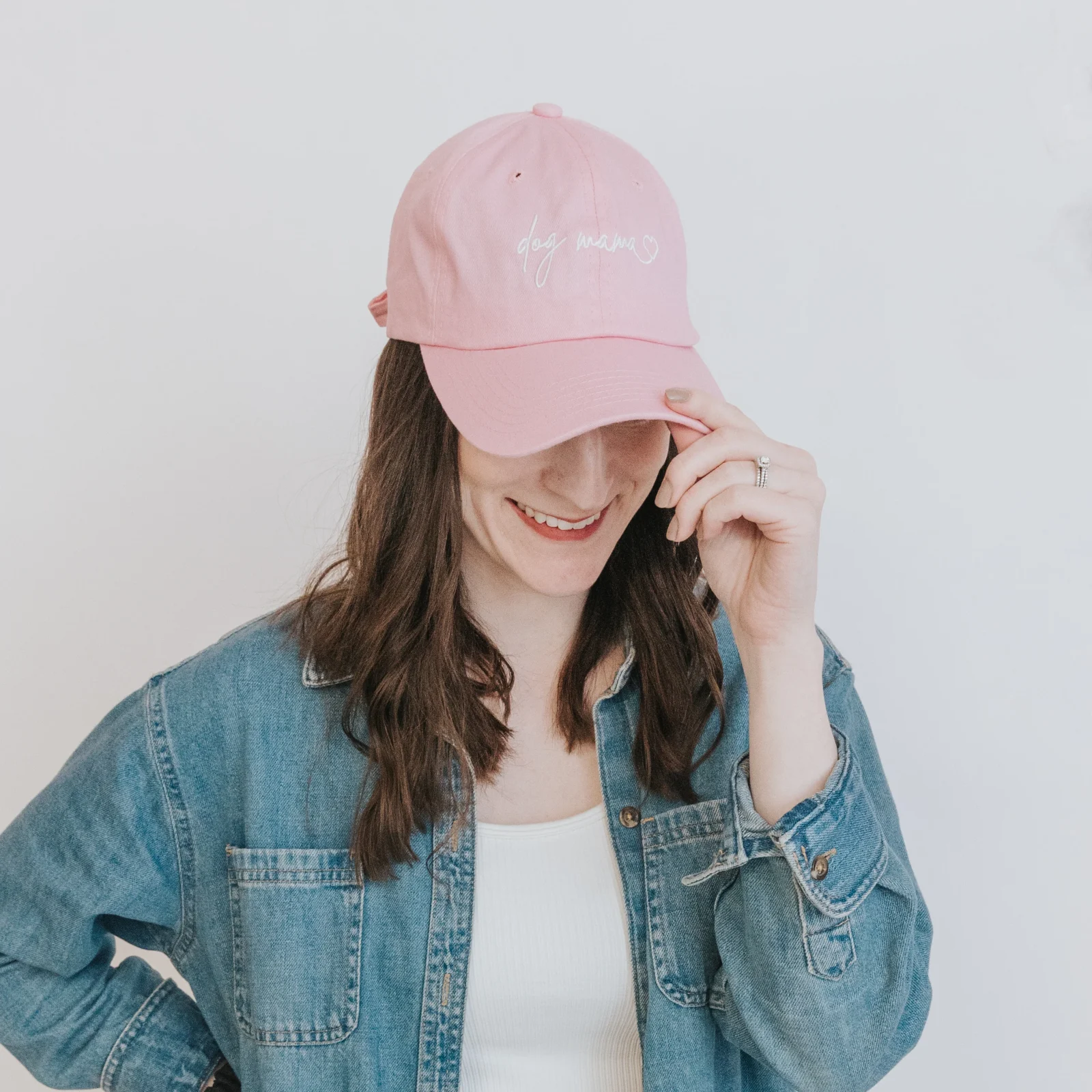 Dog Mama Hat - Pink - Image 2