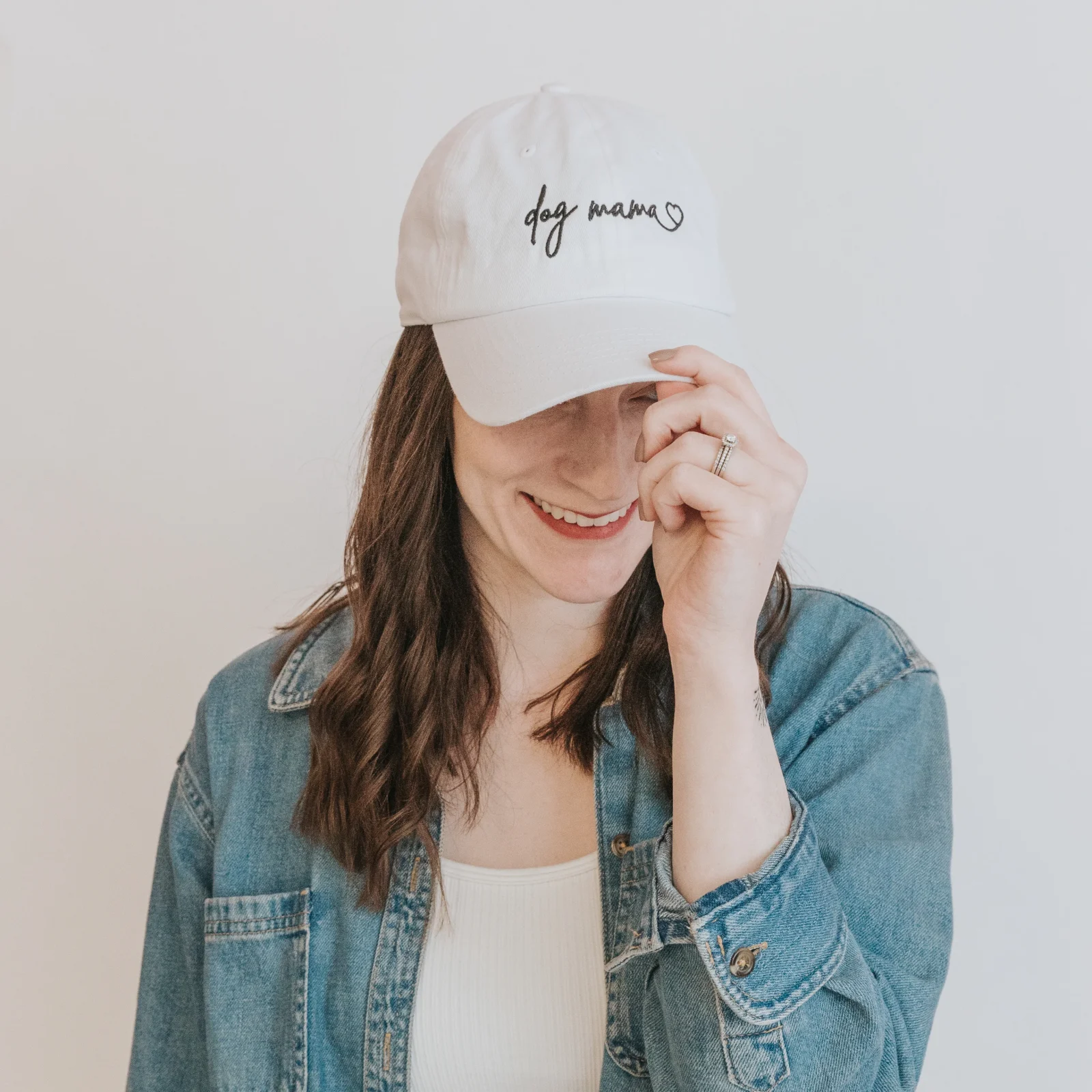 Dog Mama Hat - White - Image 2