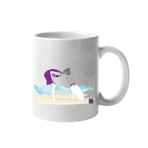 Dog On a Beach Mug by Dog Fashion Living