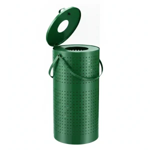 Dog Poop Trash Can 11.5 Gallons Weather-Resistant Dog Waste Bin With Lid