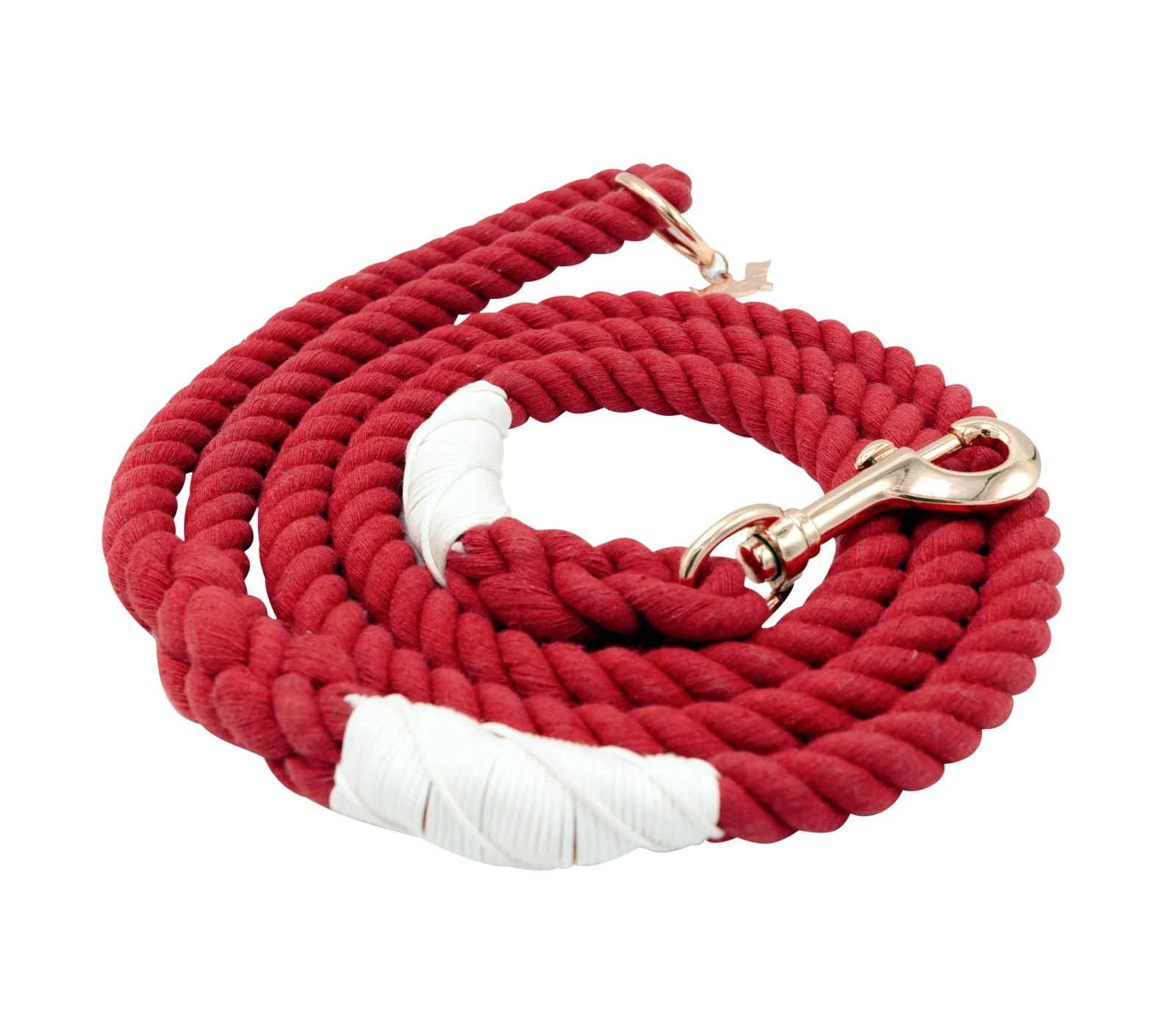Dog Rope Leash - Crimson - Image 2