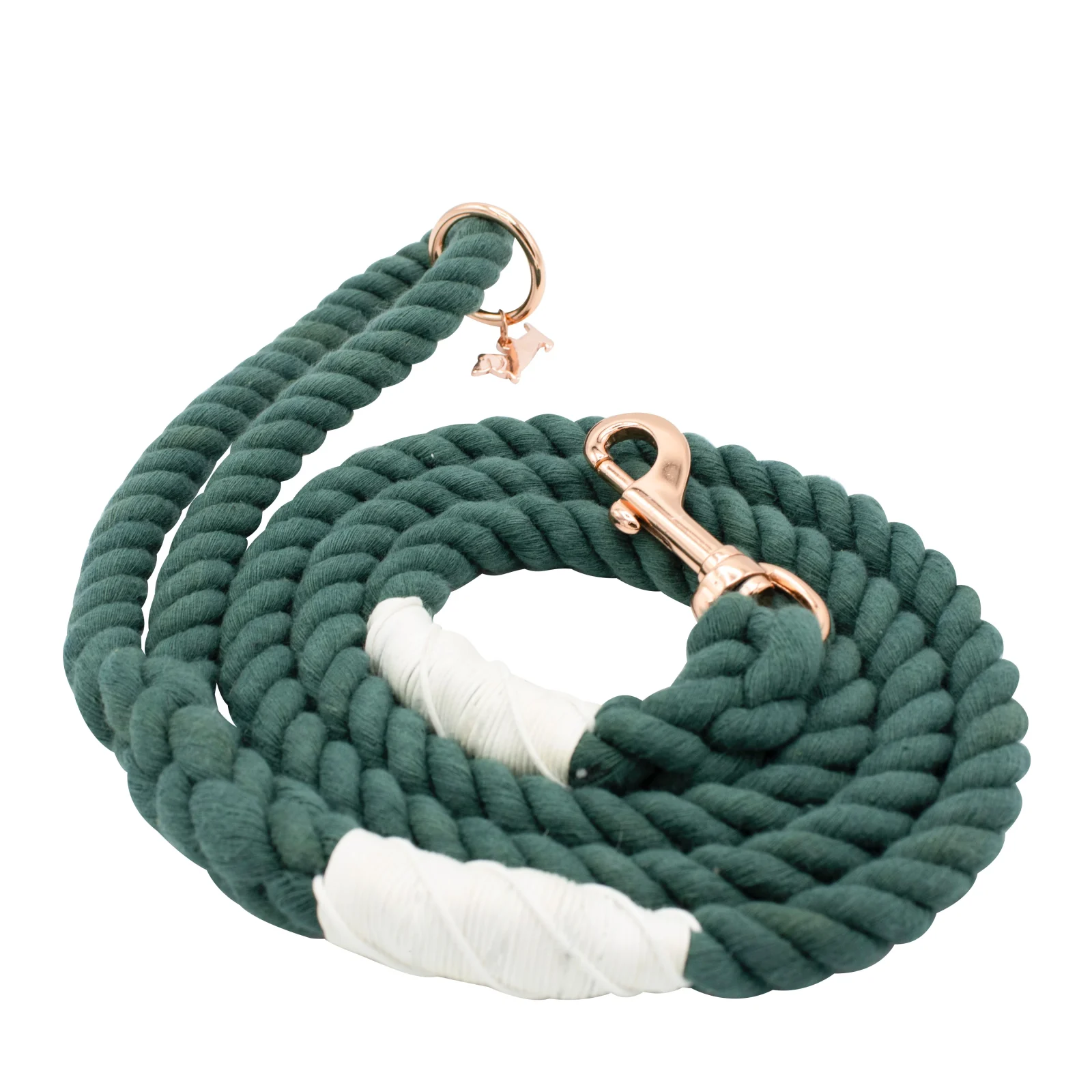 Dog Rope Leash - Emerald - Image 2