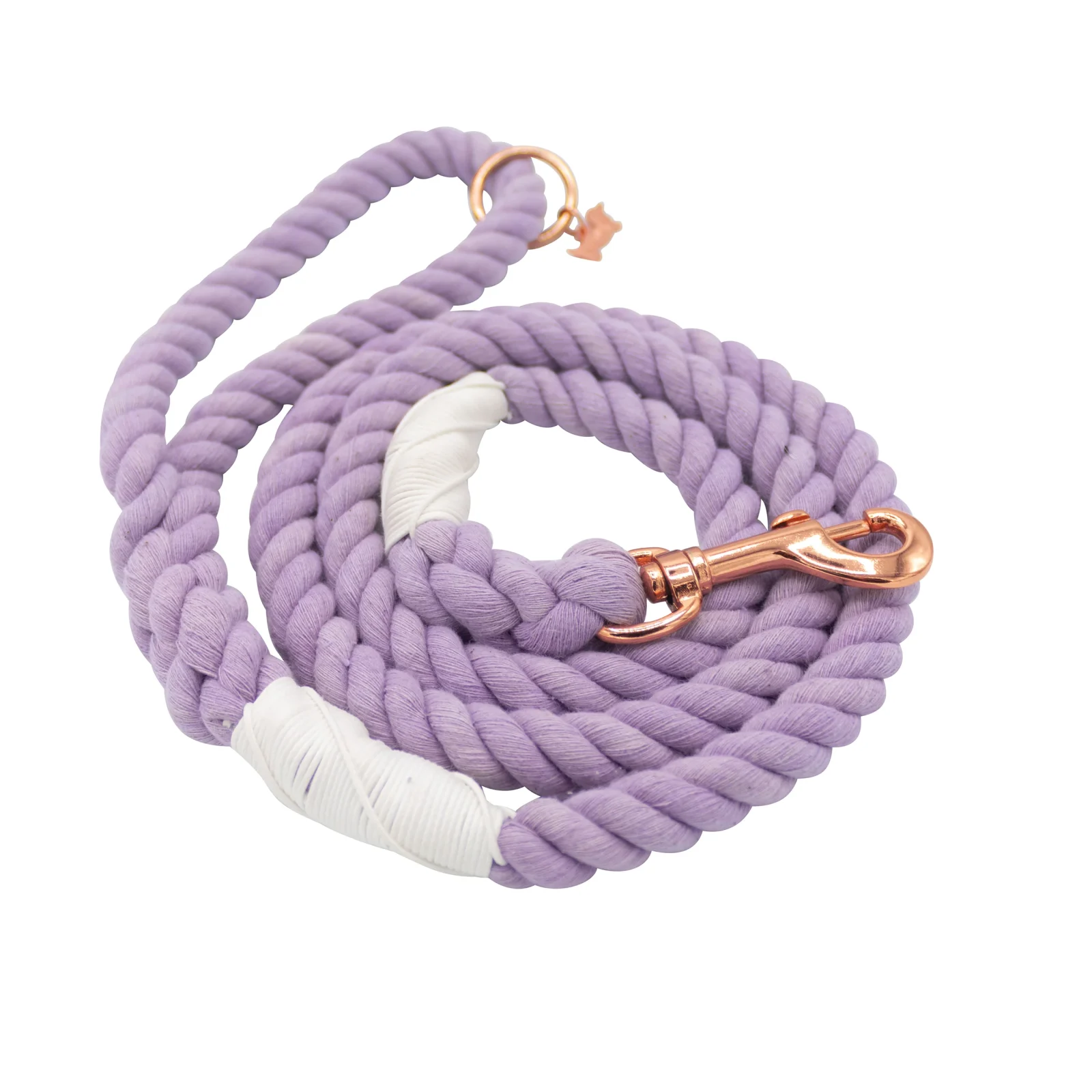 Dog Rope Leash - Lavender - Image 2