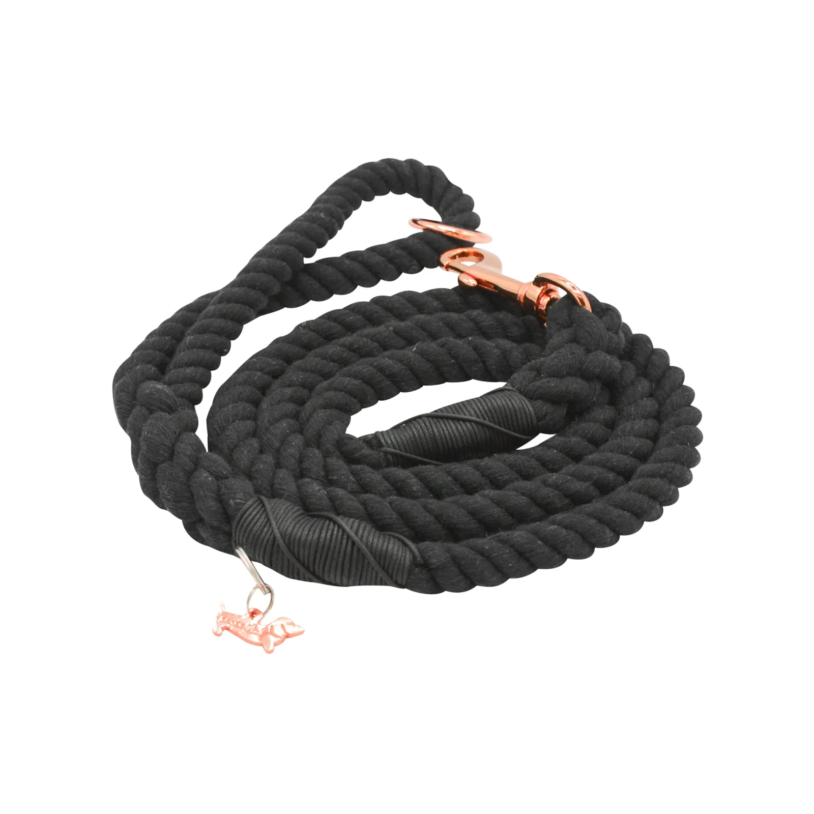 Dog Rope Leash - Noir - Image 2