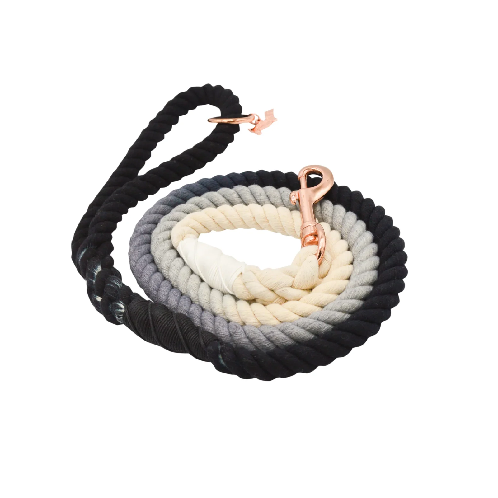 Dog Rope Leash - Ombre Black - Image 2