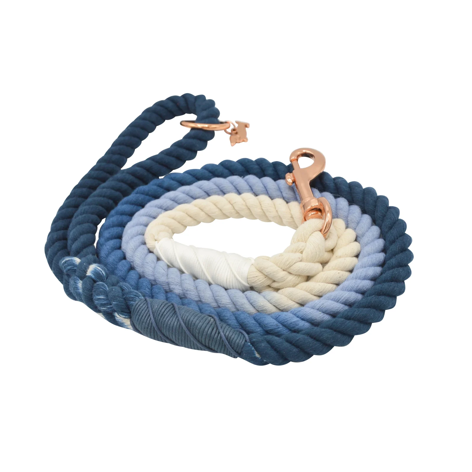 Dog Rope Leash - Ombre Blue - Image 2