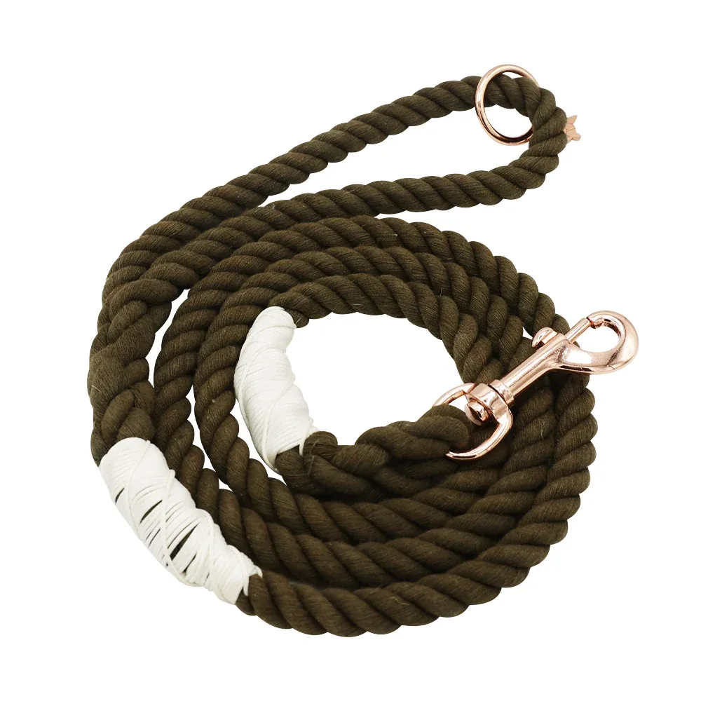 Dog Rope Leash - Walnut - Image 2
