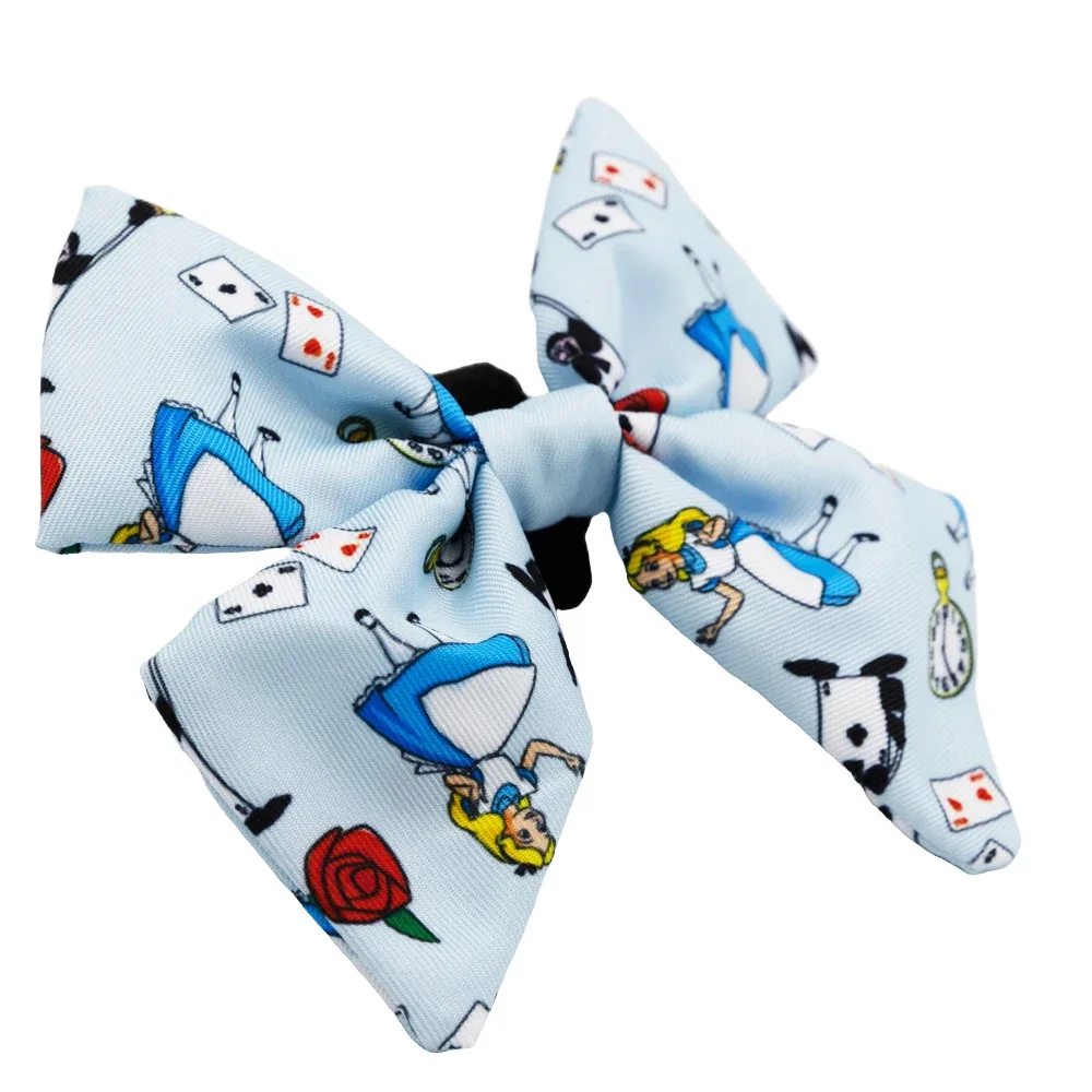 Dog Sailor Bow - Alice in Wonderland (Blue) - Image 2
