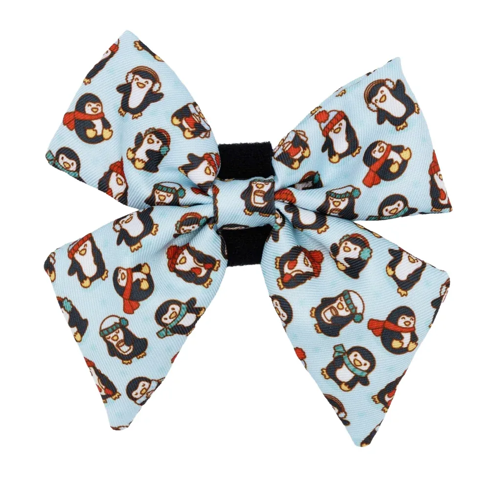 Dog Sailor Bow - Winter Waddleland