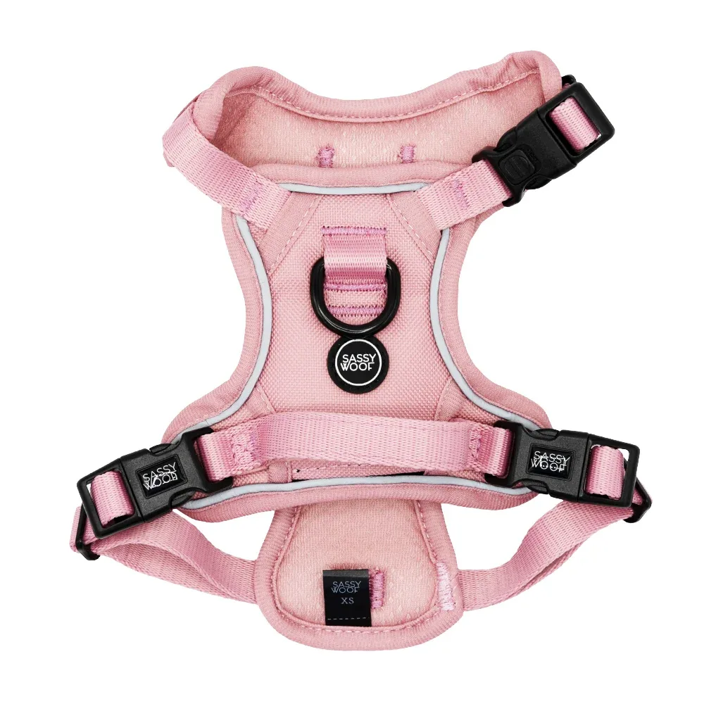 Dog Step-in Harness - Dusty Rose - Image 2