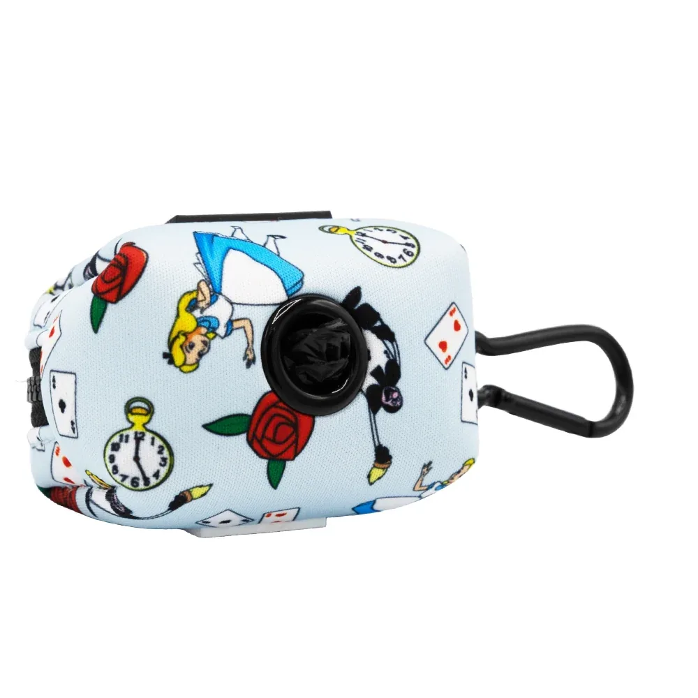 Dog Waste Bag Holder - Alice in Wonderland (Blue) - Image 2