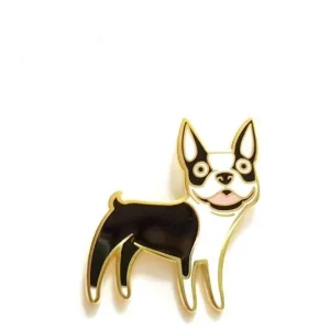 DOGGIE DRAWINGS | Boston Terrier Enamel Pin