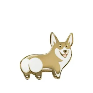 DOGGIE DRAWINGS | Corgi Enamel Pin