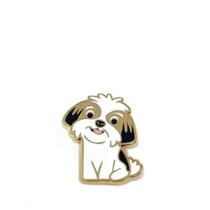 DOGGIE DRAWINGS | Shih Tzu Enamel Pin