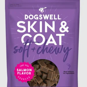 Dogswell Dog Skin And Coat Soft Chew Grain Free Salmon 14oz.