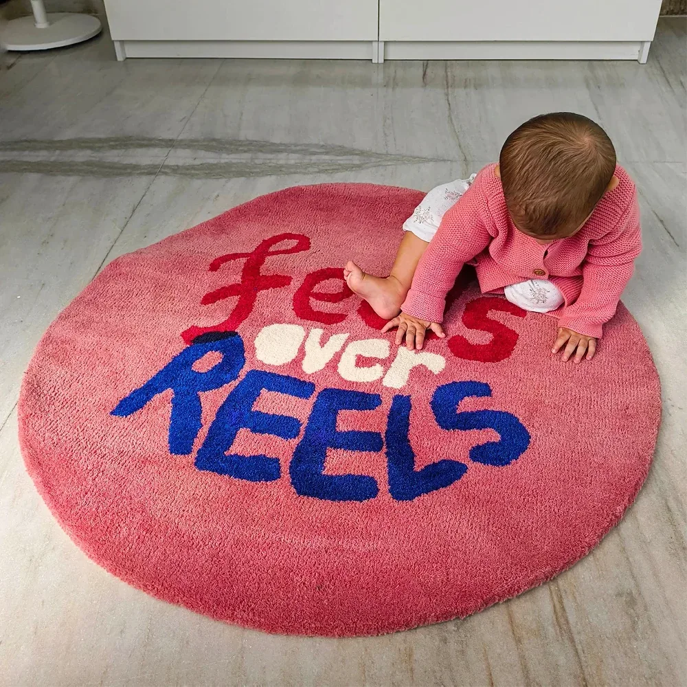 Doodlebawa Feels Over Reels Premium Wool Rug - Image 2
