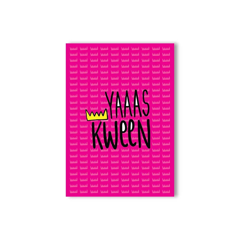 Doodlebawa Yaas Kween Pocket Notebook A6 Notebook