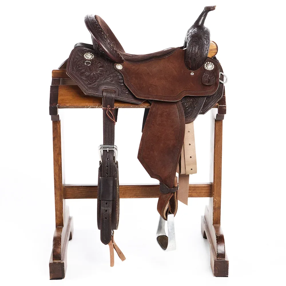 Double J Saddlery Used 14.5in Barrel Saddle - Image 2