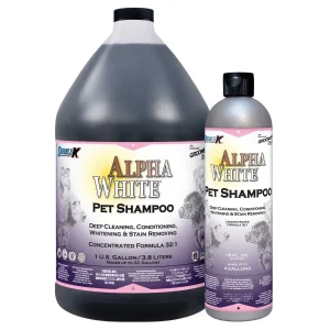 Double K Groomer's Edge Alpha White Dog Grooming Shampoo