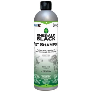 Double K Groomer's Edge Emerald Black Dog Grooming Shamp 16oz