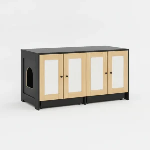 Double Litter Box Enclosure,Cat Litter Box Enclosure For 2 Cats