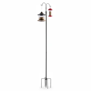 Double Shepherds Hook 8 Pack 76 Inch Heavy Duty Bird Feeder Pole