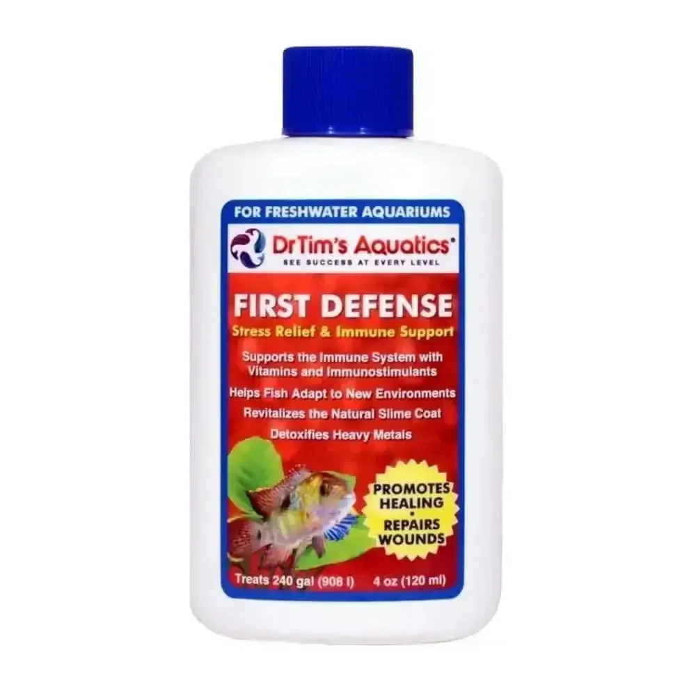 Dr. Tim's Aquatics First Defense Fish Stress Relief & Immune Support for Freshwater Aquarium