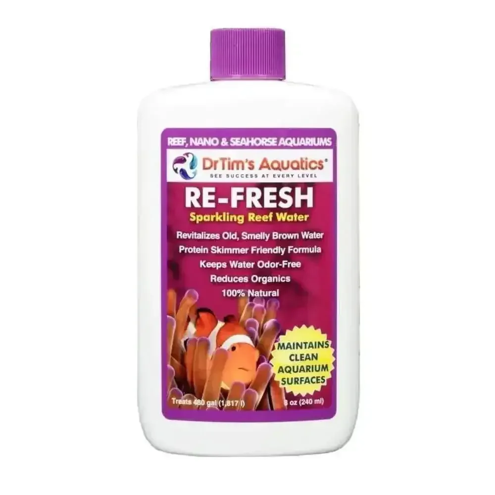 Dr. Tim's Aquatics Re-Fresh Revitalizer for Reef Aquarium 8 Fl. oz